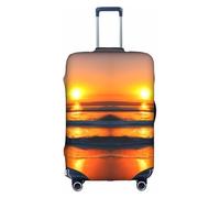 Kycvds Beau Sunrise Ocean Le couvercle de coffre est adapté pour les bagages de 18 à 32 pouces. Bagage personnalisé avec couvercle de coffre personnalisé.