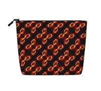 Kycvds Fire Petite trousse cosmétique voyage accessoires sac de rangement cosmétique boîte cosmétique cadeau d'anniversaire cadeau Noël beau, Noir , Taille unique