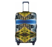 Kycvds Ireland Outdoors County Clare The Cliffs Le couvercle du coffre convient pour les bagages de 18 à 32 pouces. Couvercle de coffre personnalisé Bagages personnalisés., blanc, moyen