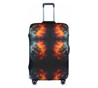 Kycvds Left And Right Brain Advantage Housse de bagage pour valise de 45,7 à 81,3 cm, housse de bagage personnalisée, blanc, taille M