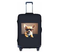 Kycvds Lunettes pour chien Chihuahua 1 Le couvercle de coffre convient aux bagages de 18 à 32 pouces. Couvercle de coffre personnalisé, blanc, XL