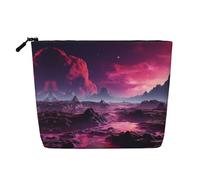 Kycvds Magic Space Petite trousse de maquillage pour accessoires de voyage Sac de rangement Boîte à cosmétiques Cadeau d'anniversaire Cadeau de Noël Beau, Noir , Taille unique