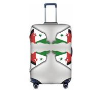 Kycvds Map04 Housse de bagage personnalisée avec drapeau de la République arabe syrienne pour bagages de 45,7 à 81,3 cm
