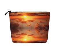 Kycvds Ocean Tide Petite trousse de maquillage pour accessoires de voyage Sac de rangement Boîte à cosmétiques Cadeau d'anniversaire Cadeau de Noël Beau, Noir , Taille unique
