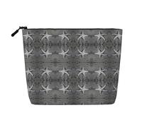 Kycvds Petit sac à cosmétiques d'été en forme d'étoile de mer et coquillages, sac de rangement pour accessoires de voyage, sac de rangement, boîte à cosmétiques, cadeau d'anniversaire, cadeau de Noël