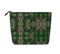 Kycvds Petit sac de rangement pour accessoires de voyage Motif serpent Vert, Noir , Taille unique