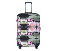 Kycvds Pink Butterfly 1 Le couvercle de coffre est adapté pour les bagages de 18 à 32 pouces. Bagage personnalisé pour couvercle de coffre personnalisé.