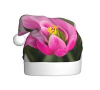 Kycvds Spring Is In The Air Chapeau de Père Noël pour adultes Unisexe Velours Confort Extra épais Chapeau pour le Nouvel An