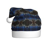 Kycvds Tokyo Bird Eye View Chapeau de Père Noël Vacances pour Adultes Unisexe Velours Confort Extra Épais Chapeau pour Nouvel An