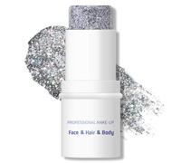 KYDA Bâton de paillettes pour le corps, gel pailleté épais pour le visage, le corps et les cheveux, couleur holographique scintillante, étanche, pour de nombreuses utilisations, gel à paillettes de