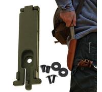 KYDEX K - Clip de ceinture en acier inoxydable - Système de transport des gaines KYDEX K - Clips de taille universels et boucle arrière pour un montage sécurisé, accessoires d'extérieur