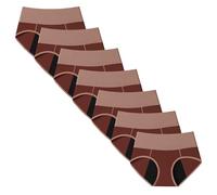 KYDLIGHT Lot de 7 Culotte Femme Grande Taille, Culotte Menstruelle Flux Tres Abondant, Culotte Anti Fuite Urinaire Femme Lavable