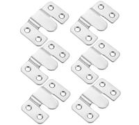 KYEQATY 6pcs Flush Mount Bracket en Acier Inoxydable Piège Photo avec vis Hémoiserie de tâches de crampe crampe français