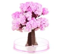 KYEQATY Kit de Culture en Cristal Mini Magie Fleur Arbre de Croissance de Cerise en Papier - Toys de Bureau Cadeau pour Les Enfants Anniversaire Noël