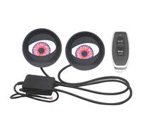 KYEQATY Les yeux du diable lumière pour les voitures 12 V les yeux cool diable avec 6 modes mettent en évidence les yeux divasiles LED Eyes de mode Lumières LED pour les voitures