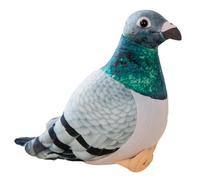 KYEQATY Pigeon Peluche réaliste Pigeon en Peluche Animal Doux piggeon Jouet Pigeon Oiseau en Peluche Jouet câlins de Colombe pour Les Enfants décoration intérieure 20cm