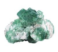 KYEYGWO Naturel Irrégulier Fluorite Segment Glandulaire Cristal Pierres Décoratives, Reiki Fengshui Gemstone Ornements Collection, 101g-200g