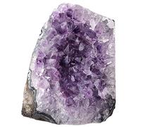 KYEYGWO Pièce Brute de Segment glandulaire d'améthyste Naturelle, pièce Naturelle irrégulière Pierres décoratives pièce glandulaire, spécimen de Groupe de Cristal Reiki Ornements de Fengshui