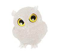 KYEYGWO Statue de Cristal de Hibou Le Cristal Blanc, Sculpture Animale Sculptée à La Main pour Le Bureau, La Décoration à La Maison et Un Cadeau pour Les Amoureux des Oiseaux