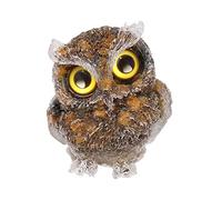 KYEYGWO Statue de Cristal de Hibou Pierre Oeil de Tigre, Sculpture Animale Sculptée à La Main pour Le Bureau, La Décoration à La Maison et Un Cadeau pour Les Amoureux des Oiseaux