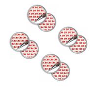 KYF- Lot de 4 - Kit de Fixation magnétique Universel x2 Puissants aimants à Surface adhésive 3M Extra Forte