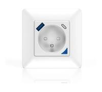 KYF Multiprise encastrée connectée Wi-Fi pour l'intérieur avec compteur d'énergie et ports USB/USB-C