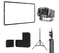 KYF Pack Complet Vidéoprojecteur Android 13, Écran 100", Trépied, Enceintes 20W