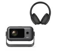 KYF Pack Vidéoprojecteur Android 14, 4K, 8000 Lumens + Casque ANC | Bluetooth 5.4,Wi-Fi 6, Autofocus + Correction Auto 6D, Réduction de bruit -20 dB, 32 h d'autonomie casque