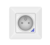 KYF Prise Connectée WiFi Encastrable, 3000W, Suivi de Consommation, Compatible Smart Life/Tuya, Type E