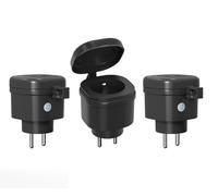 KYF Prise Connectée WiFi Extérieure IP44, 3680W/16A, Compatible Smart Life/Tuya, Suivi de Consommation, Contrôle à Distance