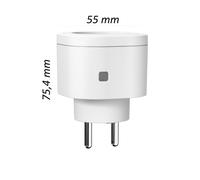 KYF Prise connectée Wi‑Fi pour intérieur 3680W Compatible Smart Life/Tuya RF 433MHz
