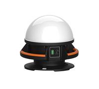 KYF Projecteur Chantier LED 50W, 5500 Lumens, Batterie 12500mAh, IP54/IK08, Éclairage 360°, Power Bank USB