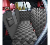 KYG Couverture pour Chien pour Banquette arrière de Voiture,avec Protection latérale et fenêtre de visualisation,Résistant aux Rayures et à l'eau,Tapis pour siège arrière de Voiture,135x148 cm,Noir