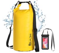 KYG Dry Bag, 20L, avec étui étanche pour téléphone Portable, Sac étanche pour la Plage et Les Sports de Plein air, la randonnée, Le Ski, la pêche, l'escalade, Le Camping, Le Surf, Le Rafting
