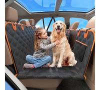 KYG Protection Voiture Chien Supports 500lbs Base Dure Siège D'auto Arrière Coffre Imperméable et Antidérapante Extension Housse Voiture Chien avec Fenêtre en Filet Visible pour Voiture SUV Camion
