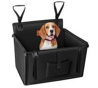 KYG Siège Auto pour Chien, Extra Stable, imperméable, antidérapant, résistant aux Rayures, 4 Sangles de Fixation arrière, siège renforcé (58 x 55 x 36 cm)