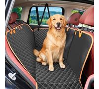 KYG Tapis de Protection pour Animaux pour Voiture, Protection Douce pour Les Sièges Arrière, Housse de Voiture pour Chien avec Fenêtre D’Observation Compatible avec SUV，135X148 cm Noir