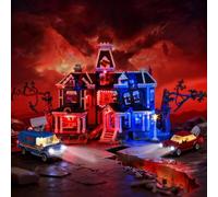Kyglaring Kit de lumière compatible avec Lego Stranger Things : The Creel House 11370 kit de construction, contrôle tactile et atténuation, lumières uniquement, modèle non inclus