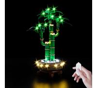 Kyglaring Kit d'Éclairage à LED compatible avec Lego Botanicals Le Bambou de la Chance 10344 Blocs de construction, Accessoires d'éclairage pour le modèle Lego 10344, Version Tactile (Sans Modèle)