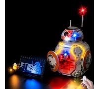 Kyglaring Kit d'Éclairage à LED compatible avec Lego Droïde Astromécano BB-8 75452 Blocs de construction, Accessoires d'éclairage pour le modèle Lego 75452, Version Tactile (Modèle de Bloc Non Inclus)