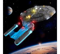 Kyglaring Kit d'Éclairage à LED compatible avec Lego Icons U.S.S. Enterprise NCC-1701-D 10356 Blocs de construction, Version Tactile (Modèle de Bloc Non Inclus)