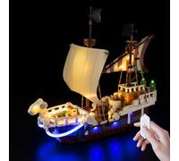 Kyglaring Kit d'Éclairage à LED Compatible avec Lego Le Bateau Pirate Flying Lamb One Piece 75639 Blocs de Construction, Version Tactile (Modèle de Bloc Non Inclus)