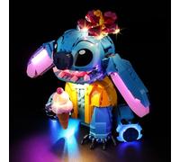 Kyglaring Kit d'Éclairage à LED Compatible avec Lego Stitch 43249 Blocs de Construction, Accessoires d'éclairage pour Le modèle Lego Lilo & Stitch 43249,Modèle de Bloc Non Inclus (Tactile_Edition)