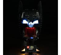 Kyglaring Kit d'éclairage à LED pour Ensemble de Blocs de Construction Lego Batman Cowl 76182 - Le modèle n'est Pas Inclus (Version Standard)