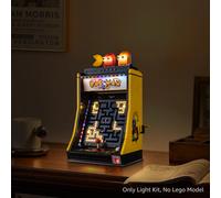 Kyglaring Kit d'éclairage LED adapté à Lego PAC-MAN Arcade 10323 lampe décorative pas de blocs de construction Lego Version classique