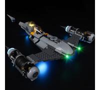 Kyglaring Kit d'éclairage LED - Compatible avec Lego-75325 Star Wars The Mandalorian's N-1 Starfighter Jeu de maquettes Building Blocks - LEDs Uniquement, Pas de Briques(Version Classique)