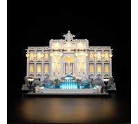 Kyglaring Kit d'éclairage LED compatible avec Lego Architecture La fontaine de Trevi 21062 Blocs de construction, Accessoires d'éclairage pour le modèle Lego 21062 (Sans Modèle)