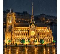 Kyglaring Kit d'éclairage LED Compatible avec Lego Architecture Notre-Dame de Paris 21061 Blocs de Construction, Accessoires d'éclairage pour Le modèle Lego 21061 (sans Modèle)