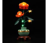 Kyglaring Kit d'éclairage LED compatible avec Lego Botanicals Le Chrysanthème 10368 Blocs de construction, Accessoires d'éclairage pour le modèle Lego 10368 (Pas de modèle)