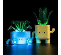 Kyglaring Kit d'éclairage LED compatible avec Lego Botanicals Petites Plantes Souriantes 10349 Blocs de construction, Accessoires d'éclairage pour le modèle Lego Botanicals 10349 (Sans Modèle)